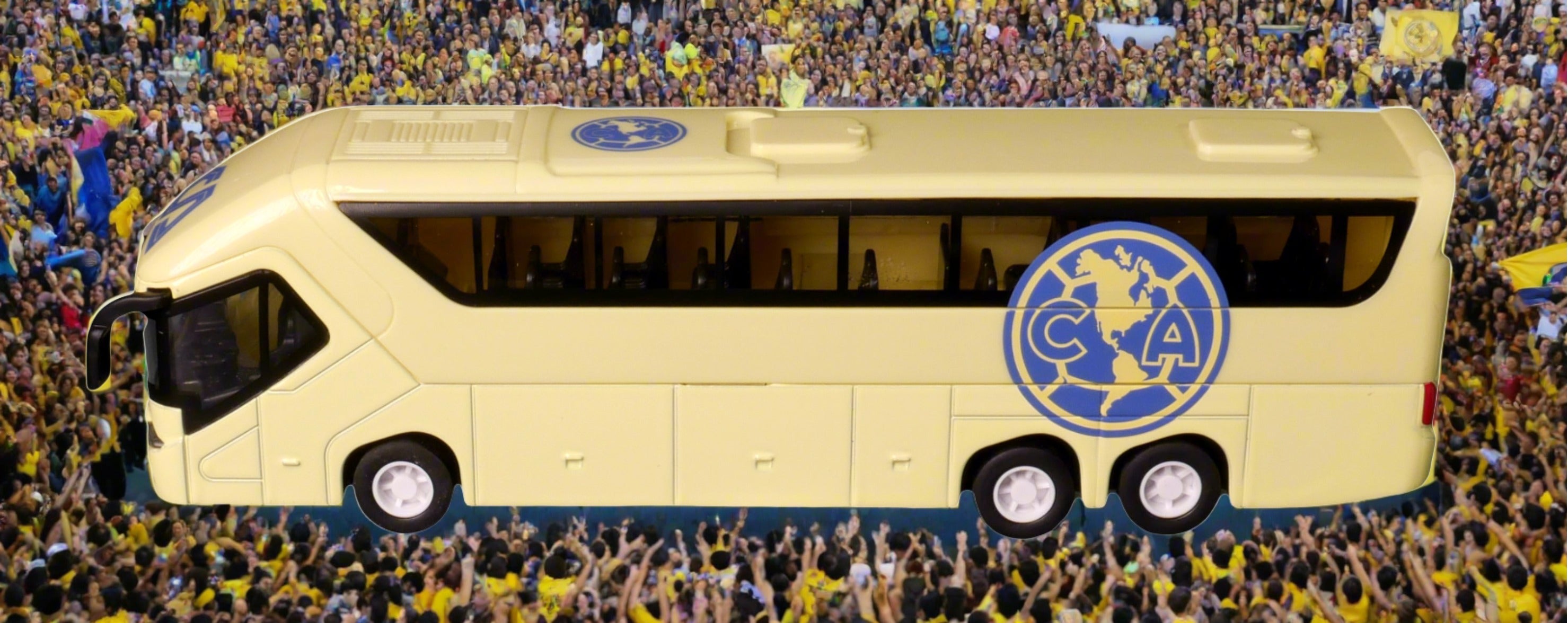 Club America team bus